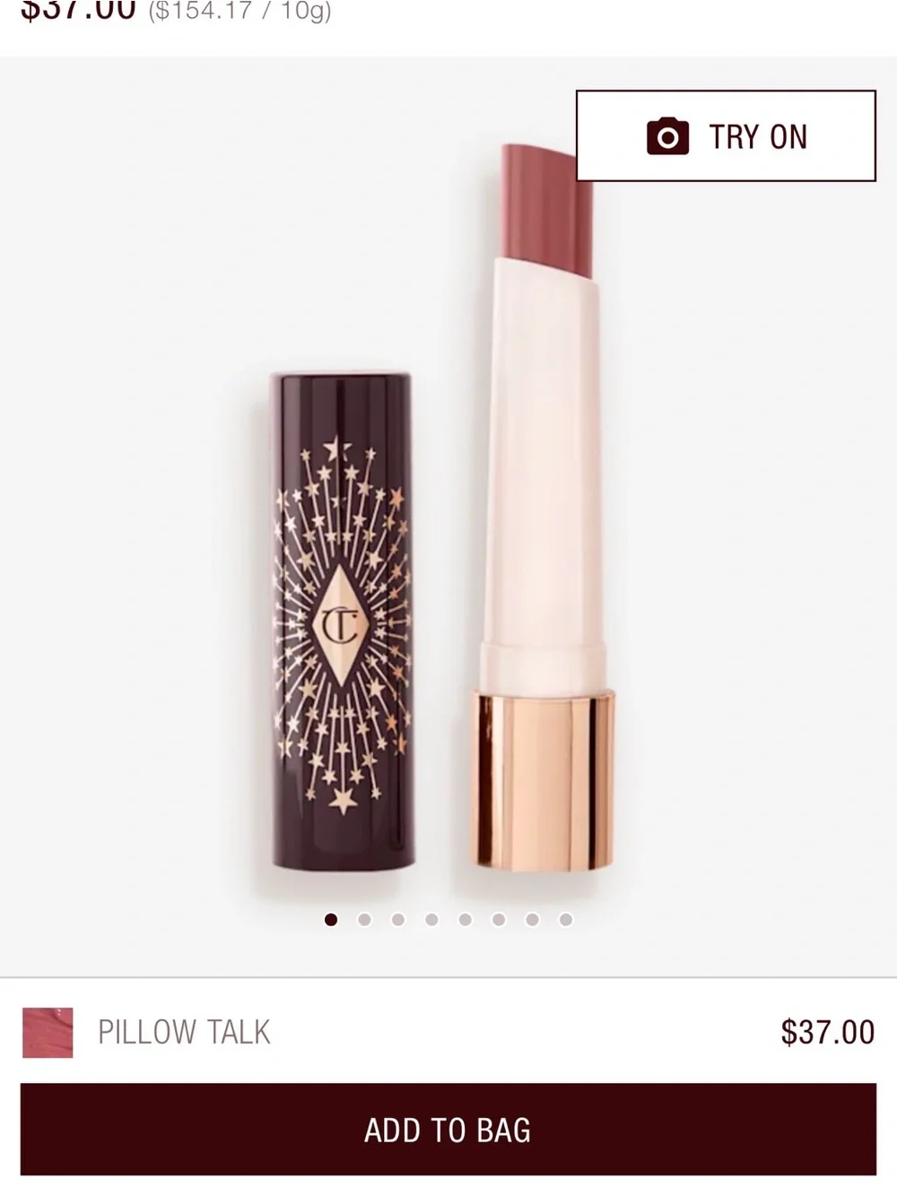 Charlotte Tilbury Hyaluronic Happikiss LipstickBalm/Lip Liner Set - Pillow talk